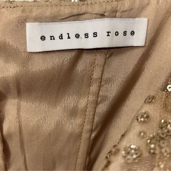 Endless Rose Sequins Mini Gold Nude Mini
Dress(Size XS) - Picture 7 of 9